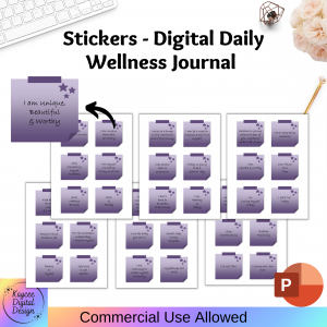 Stickers - Digital Daily Wellness Journal & Customization Training