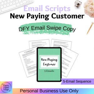 New Paying Customer Email Swipe Copy