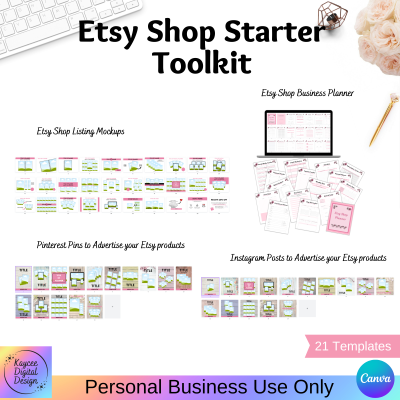 Pink Etsy Shop Starter Toolkit