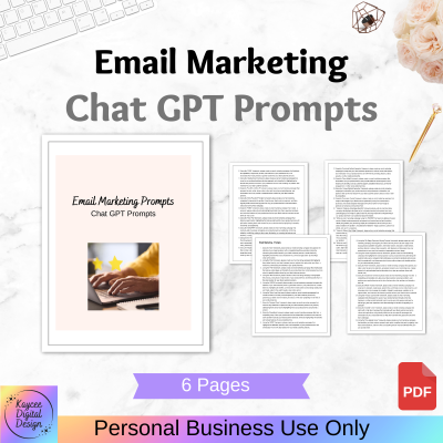 Email Marketing Chat GPT Prompts